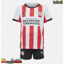 Camisa de Futebol PSV Eindhoven Equipamento Principal Infantil 2025-26 Manga Curta (+ Calças curtas)